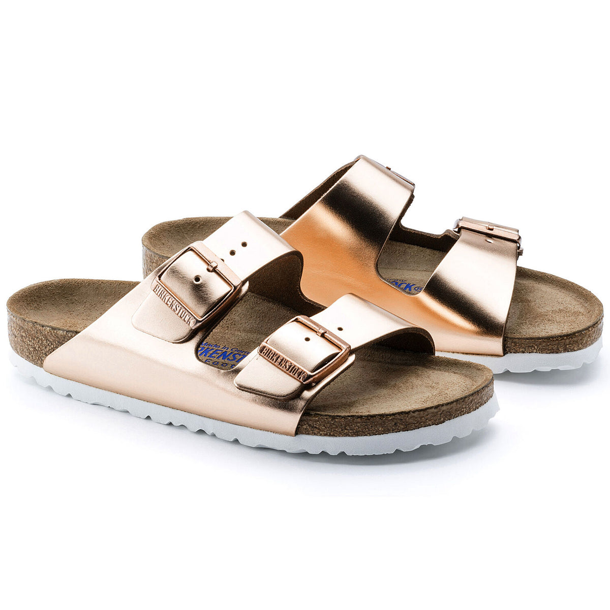 בירקנשטוק כפכפי נשים אריזונה קופר מטאלי Birkenstock Arizona Metallic Copper (4520241463370)