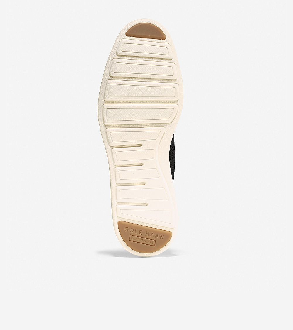Cole Haan Original Grand Stitchlite Wing Ox Black Ivory קול האן נעלי גברים