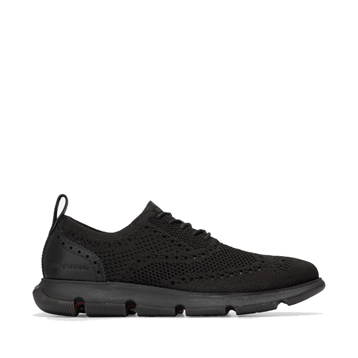 Cole Haan 4.Zerogrand Stitchlite Oxford Black Knit Black קול האן נעלי גברים