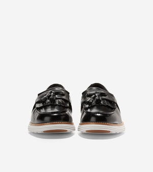 Cole Haan Originalgrand Kiltie Loafer Black White נעלי גברים קול האן