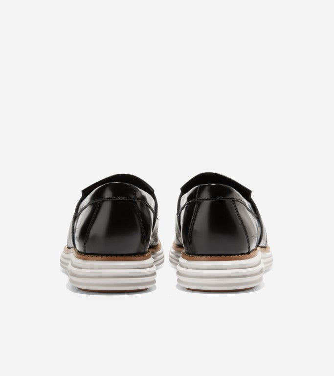 Cole Haan Originalgrand Kiltie Loafer Black White נעלי גברים קול האן