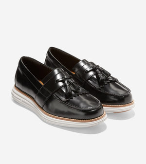 Cole Haan Originalgrand Kiltie Loafer Black White נעלי גברים קול האן