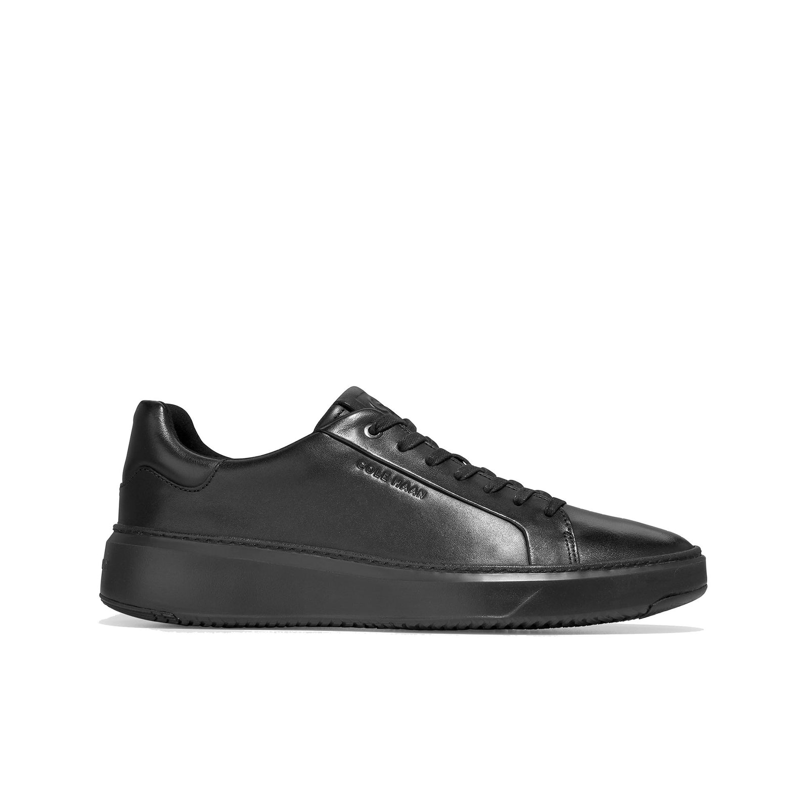 Cole Haan Grandpro Topspin Sneaker Black Leather Black קול האן נעלי גברים