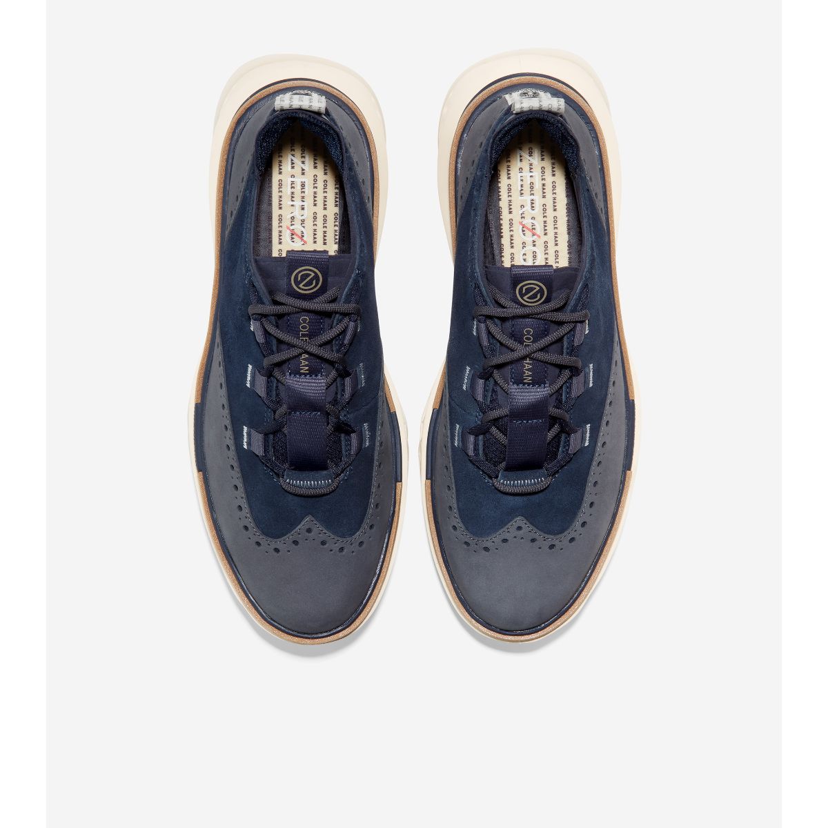 Cole Haan 5.Zerogrand Wing Ox Navy Ivory נעלי גברים קול האן