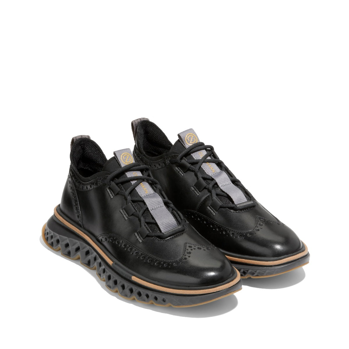 Cole Haan 5.Zerogrand Wing Ox Black Pavement נעלי גברים קול האן