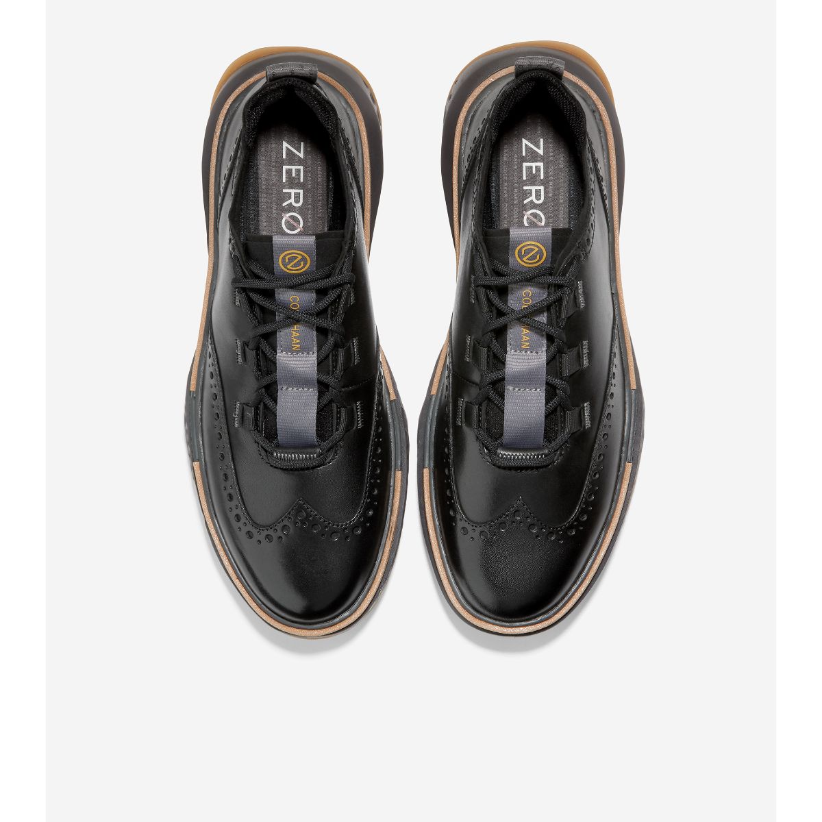 Cole Haan 5.Zerogrand Wing Ox Black Pavement נעלי גברים קול האן