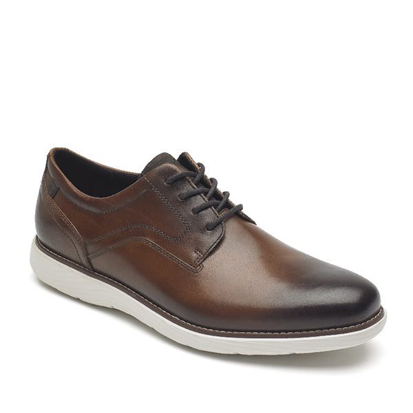 Rockport Garett Plain Toe Cognac נעלי רוקפורט לגברים