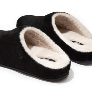 Fit-Flop Chrissie Shearling Black כריסי שרלינג שחור פיט פלופ נעלי נשים