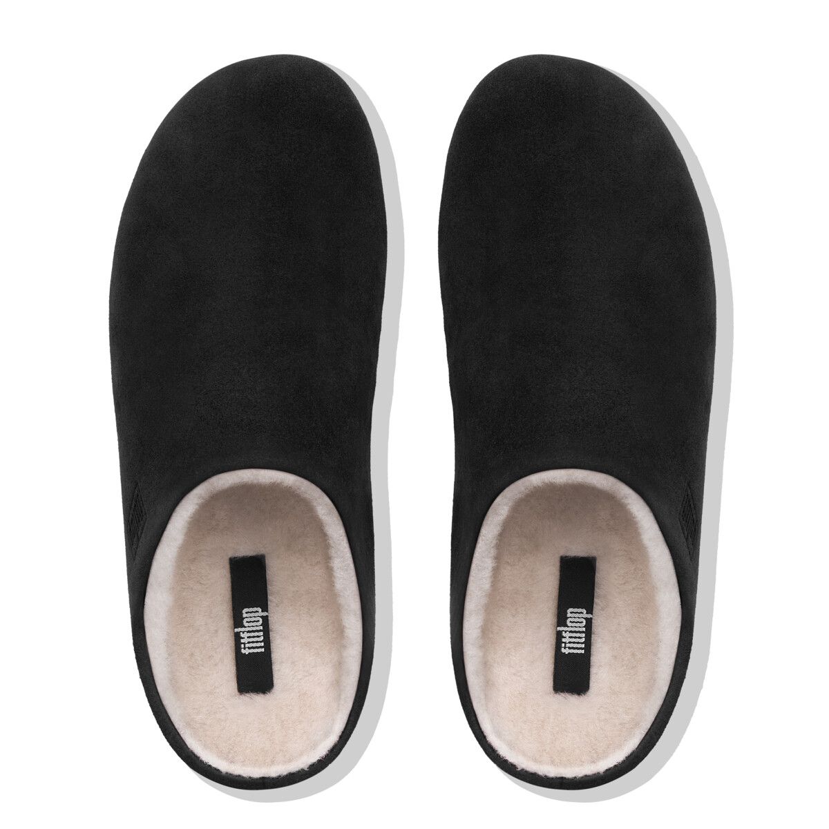 Fit-Flop Chrissie Shearling Black כריסי שרלינג שחור פיט פלופ נעלי נשים
