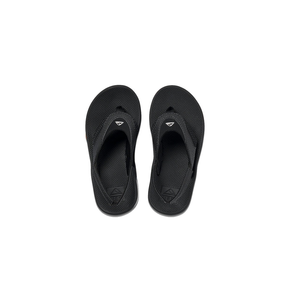 ריף כפכפי תינוקות Reef Little Fanning Black Silver