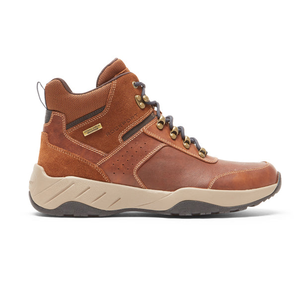 Rockport XCS Spruce Peak Hiker Leather Brown נעלי גברים רוקפורט