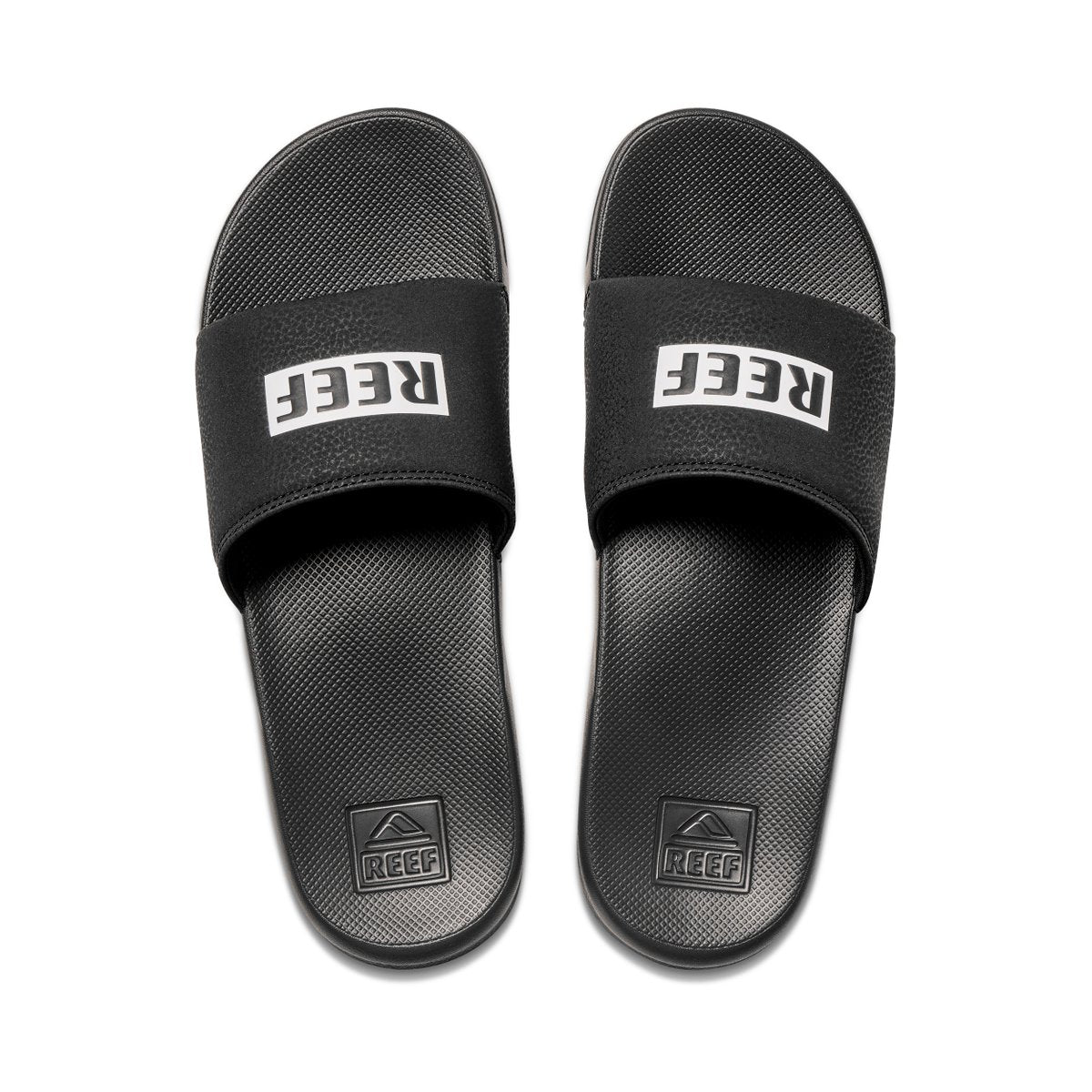 Reef One Slide Reef Black White כפכפי גברים ריף
