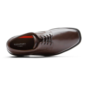 Rockport SL2 Plain Toe Dark Brown נעלי גברים רוקפורט