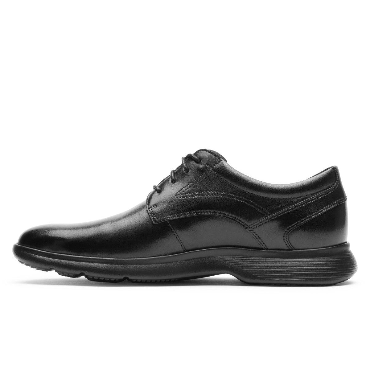 Rockport TFDS Plain Toe Black נעלי גברים רוקפורט