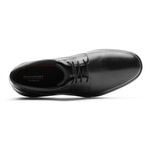Rockport TFDS Plain Toe Black נעלי גברים רוקפורט
