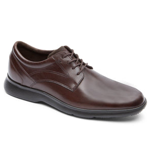 Rockport TFDS Plain Toe Dark Brown נעלי גברים רוקפורט