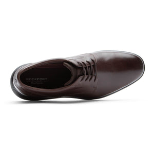 Rockport TFDS Plain Toe Dark Brown נעלי גברים רוקפורט