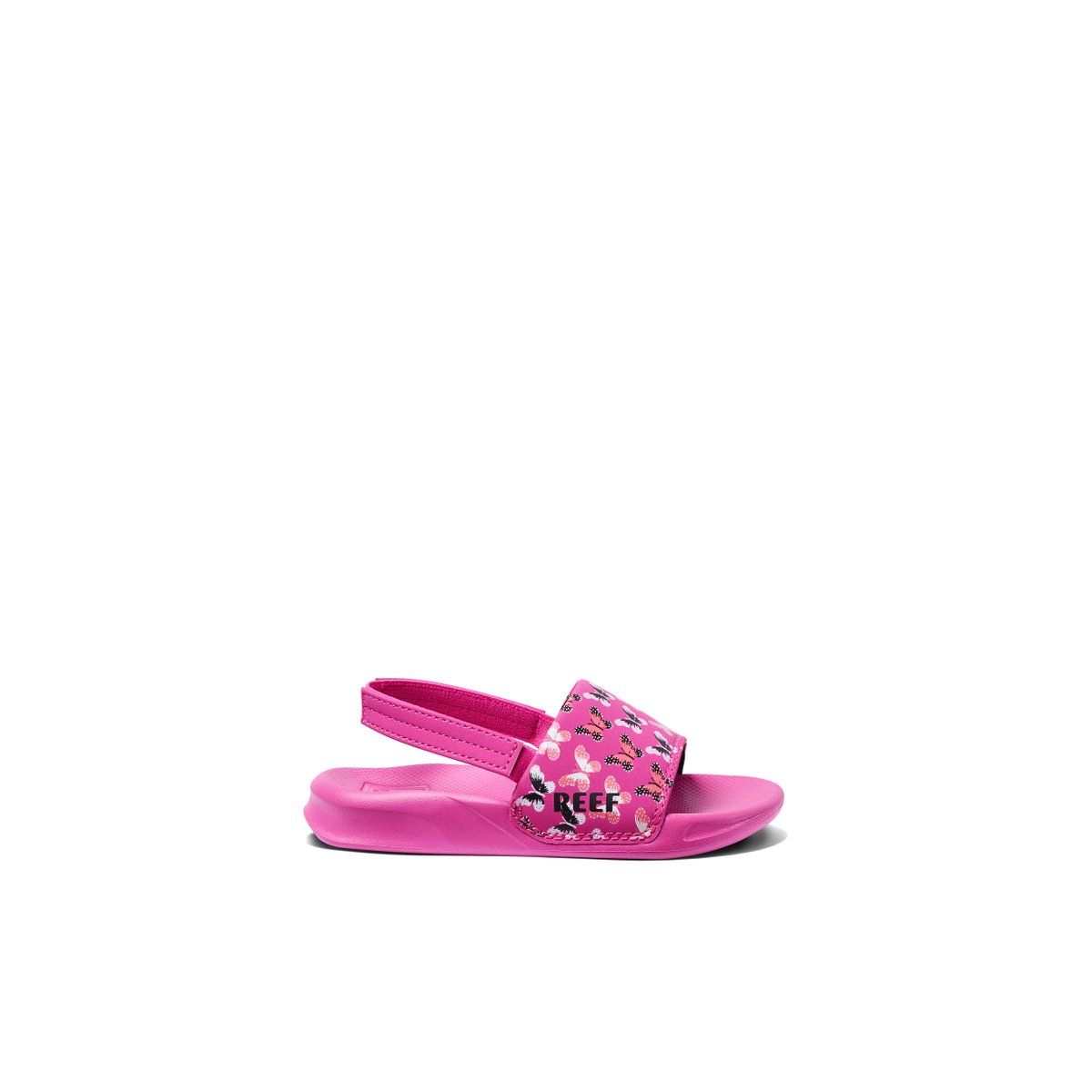 Reef Little One Slide Orchid Butterfly כפכפי תינוקות ריף ורוד