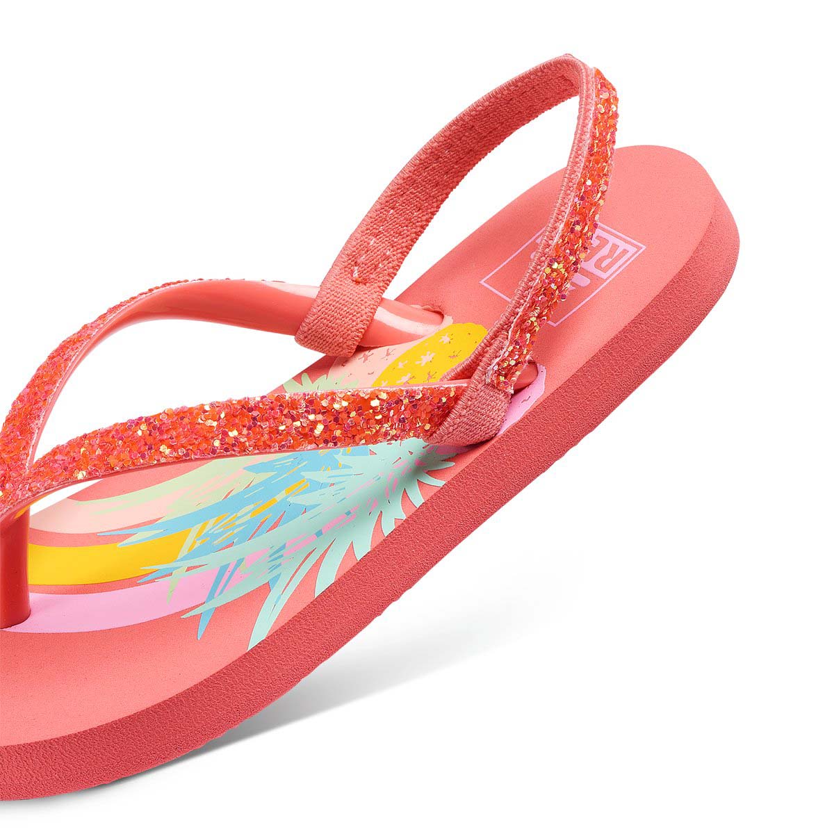 Reef Little Stargazer Prints Pineapple Rainbows כפכפי תינוקות ריף