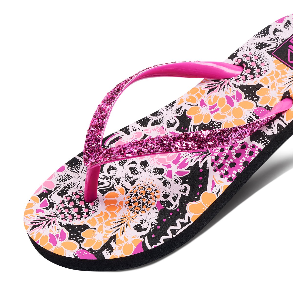 Reef Kids Stargazer Prints Pineapple Floral כפכפי תינוקות ריף