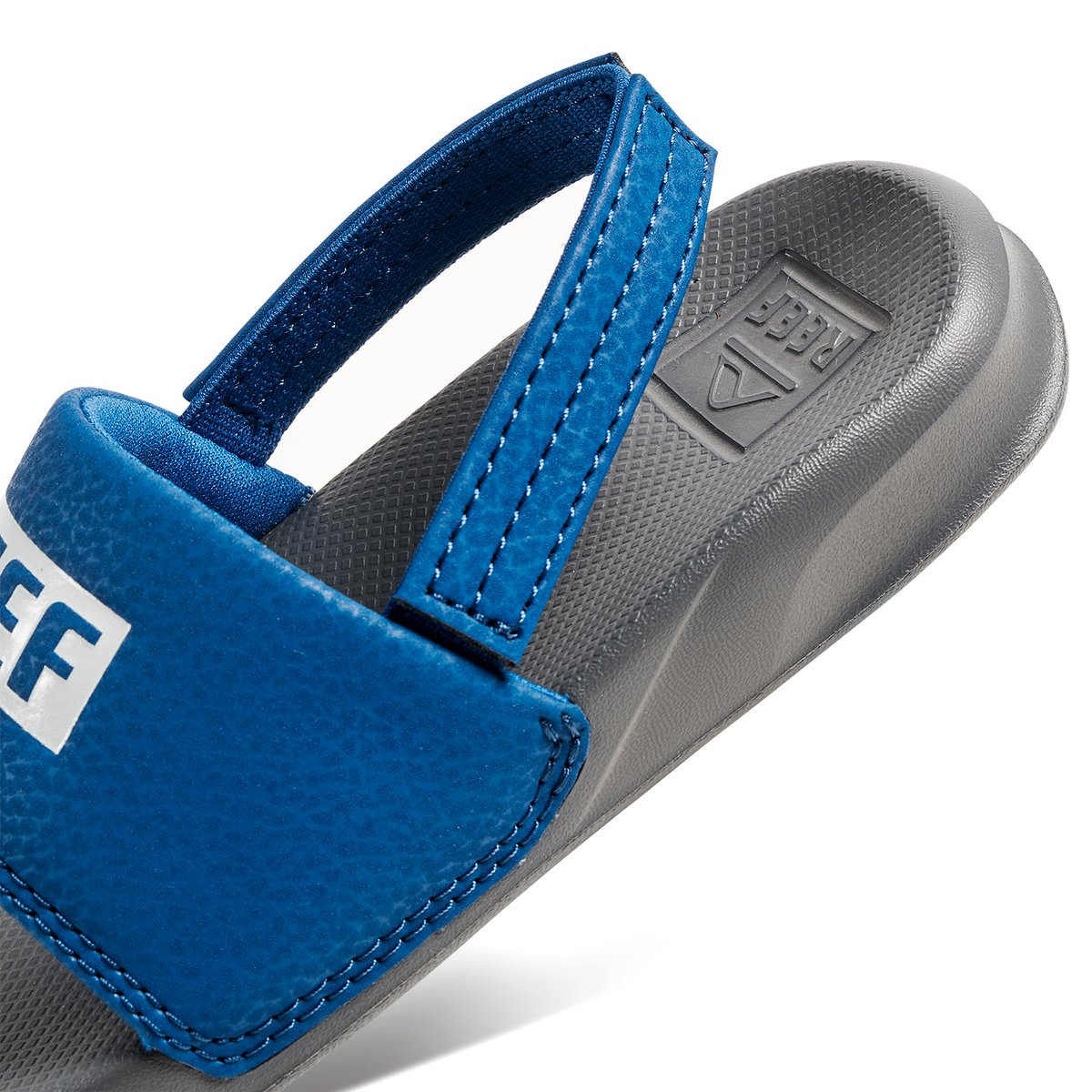 Reef Little One Slide Grey Blue כפכפי תינוקות ריף כחול