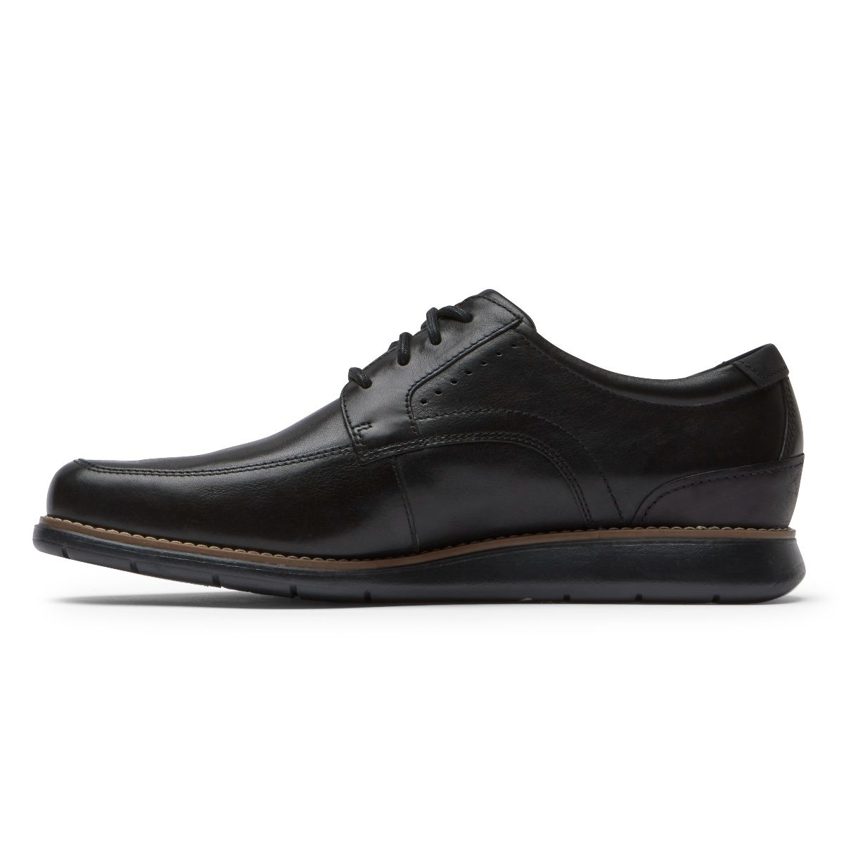 Rockport TM Craft Apron Toe Black נעלי רוקפורט לגברים