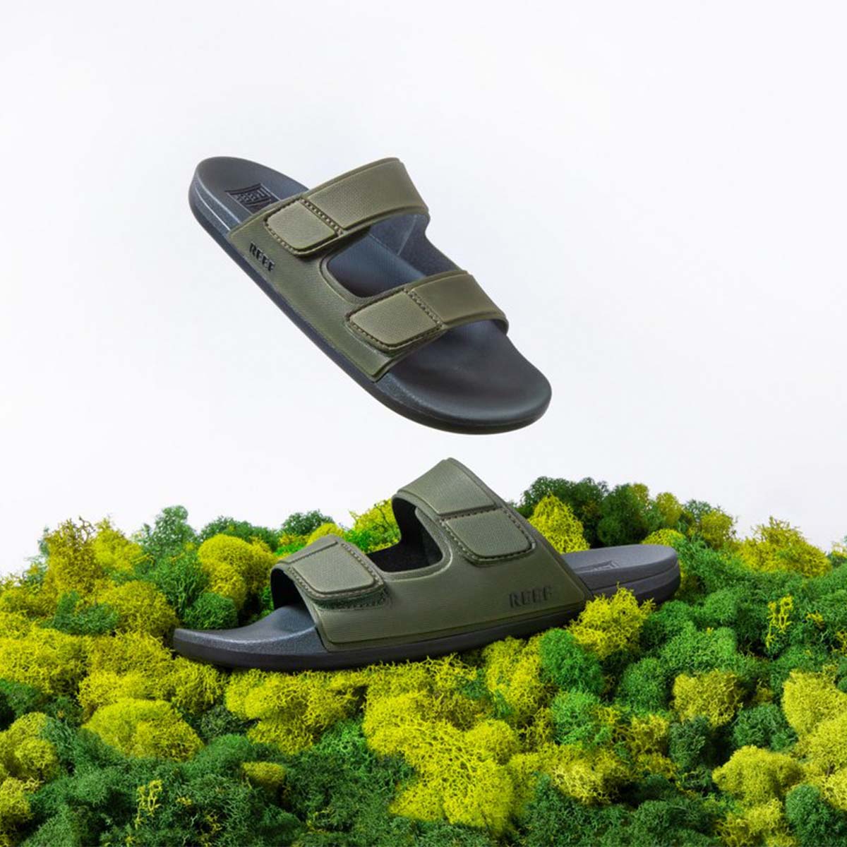 Reef Cushion Tradewind Grey Olive כפכפי גברים ריף