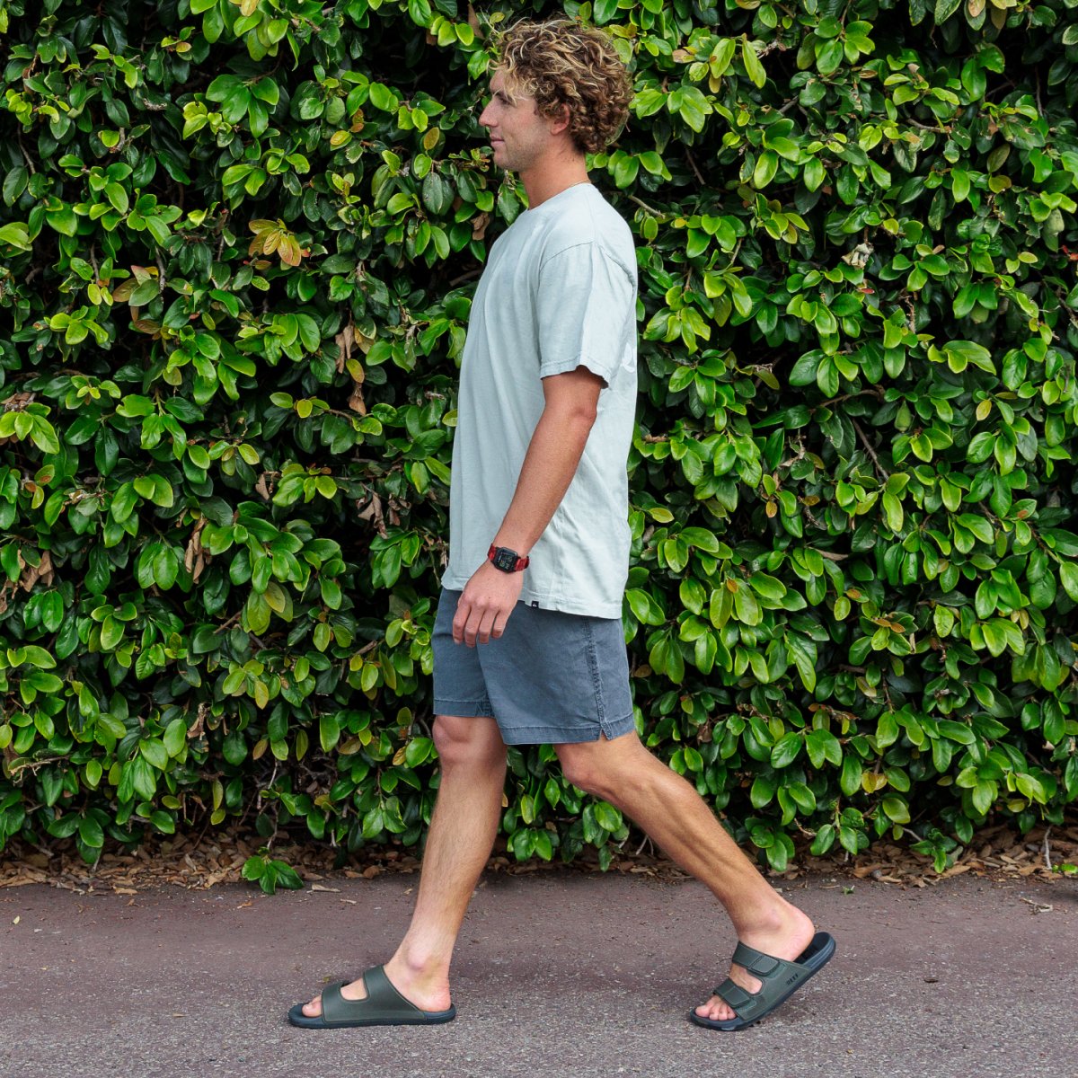 Reef Cushion Tradewind Grey Olive כפכפי גברים ריף