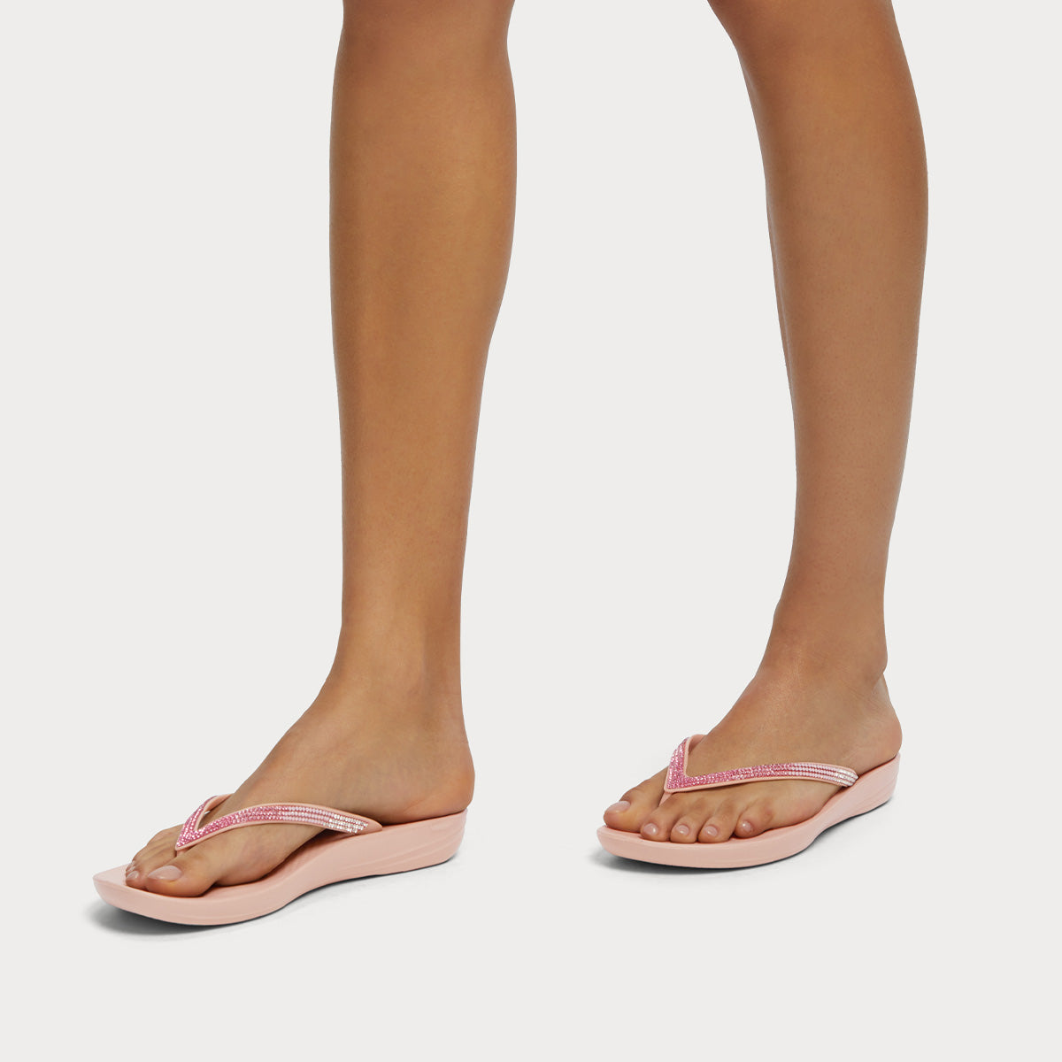 Fit Flop Iqushion Ombre Sparkle Beige פיט פלופ כפכפי נשים