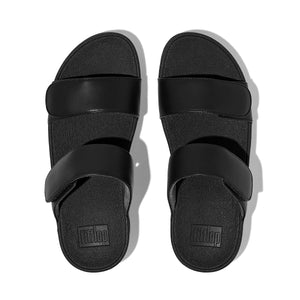 Fit Flop Lulu Adjustable Slides Black כפכפי פיט פלופ לנשים שחור