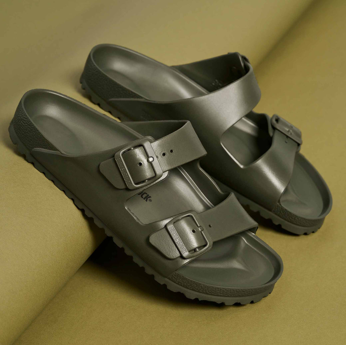 Birkenstock Arizona EVA Khaki בירקנשטוק כפכפי גברים אריזונה חאקי