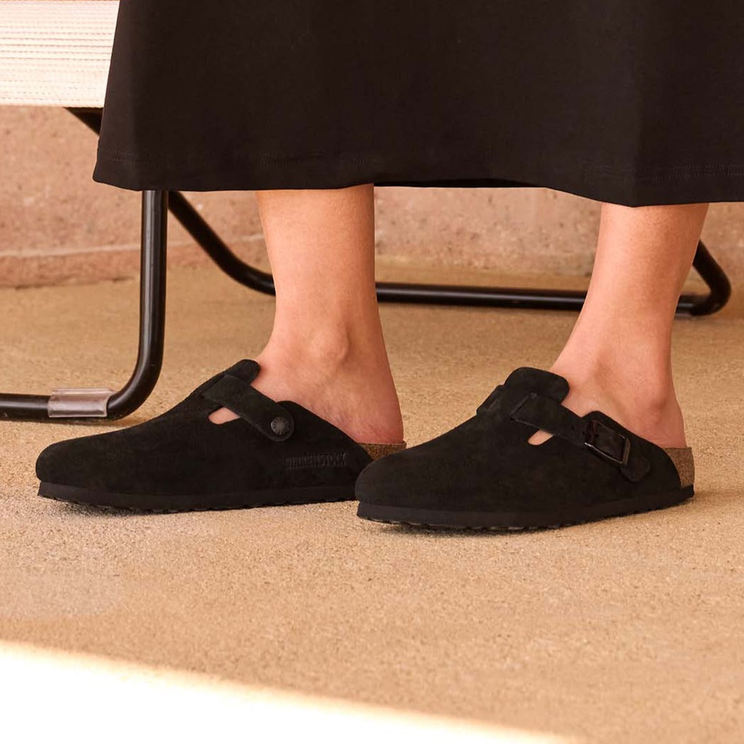 בירקנשטוק כפכפי נשים בוסטון Birkenstock Boston BS Black