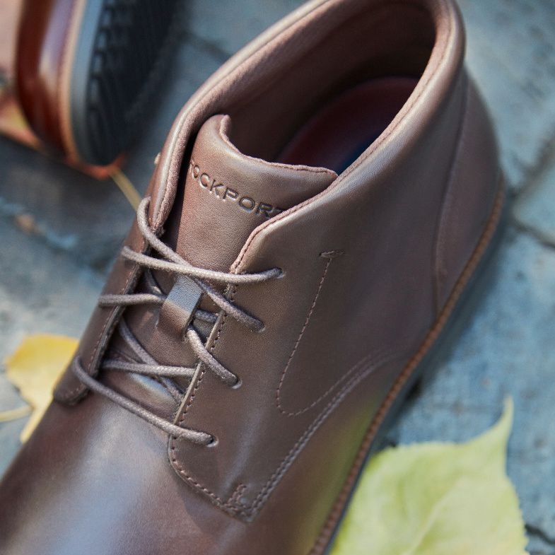 Rockport TMDS Chukka Dark Brown נעלי גברים רוקפורט