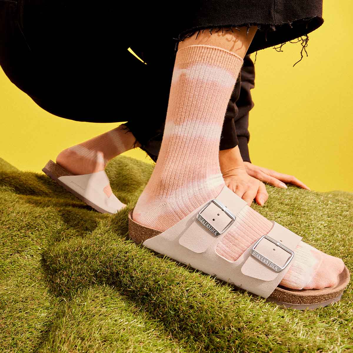 Birkenstock Arizona VEG Light Rose בירקנשטוק אריזונה טבעוניות לנשים