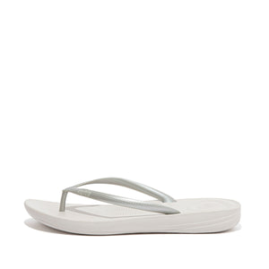 Fit Flop Iqushion Ergonomic Flip Flops Silver פיט פלופ כפכפי נשים