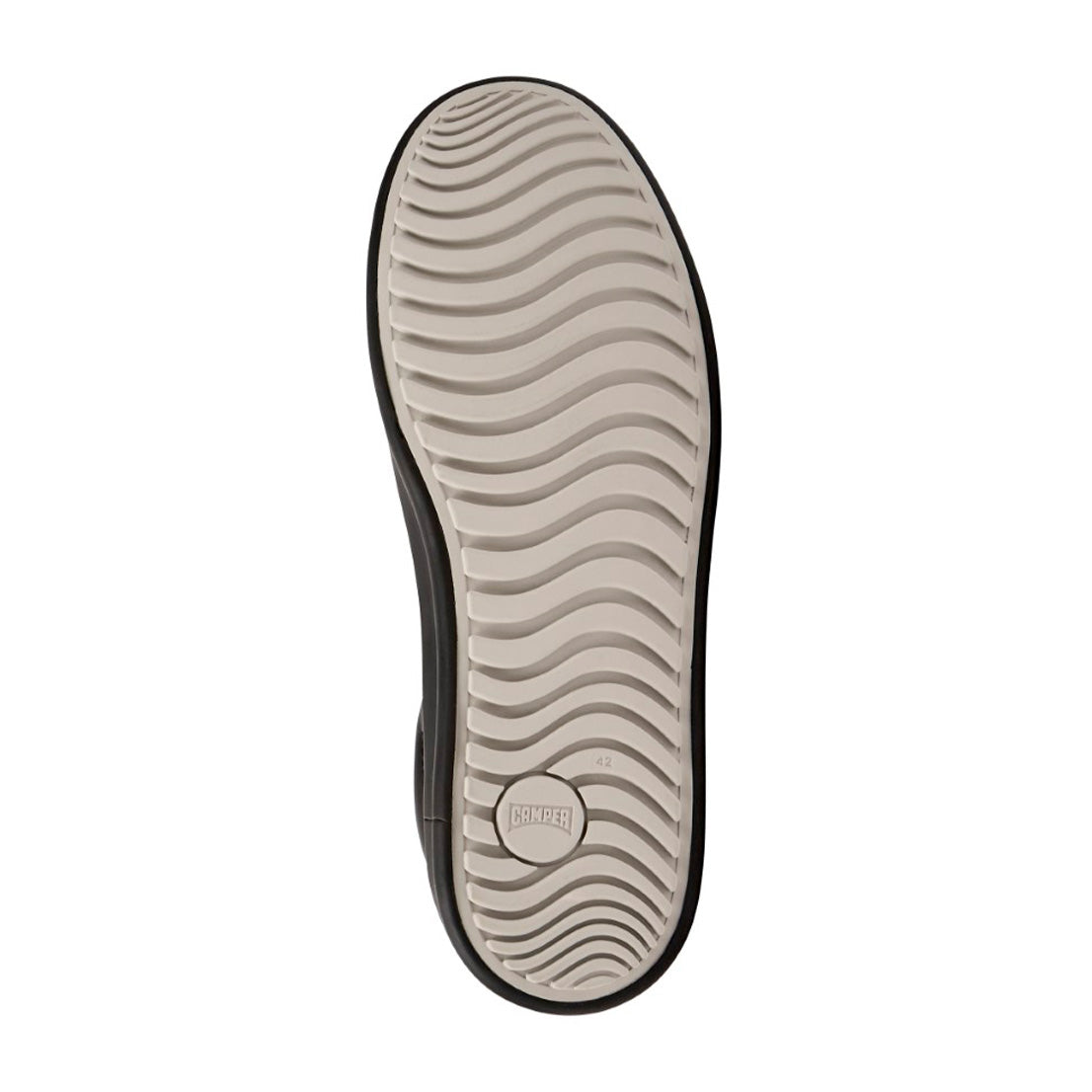 Camper Chasis Black leather shoe for men נעלי קמפר גברים