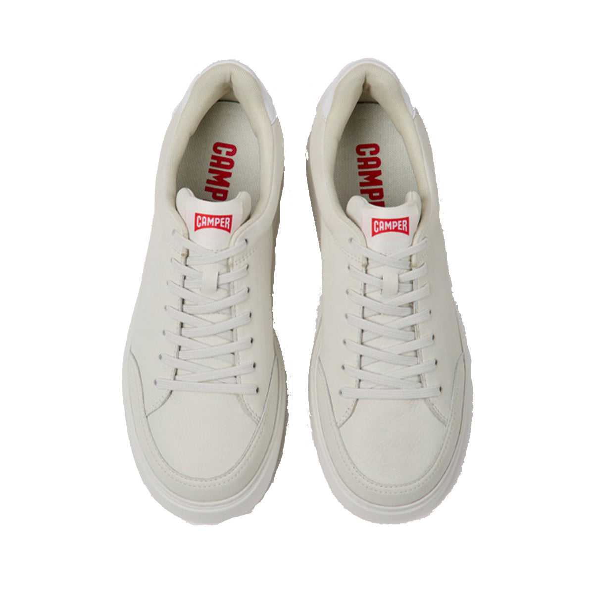 Camper Runner K21 White non-dyed leather sneakers for נעלי קמפר לגברים
