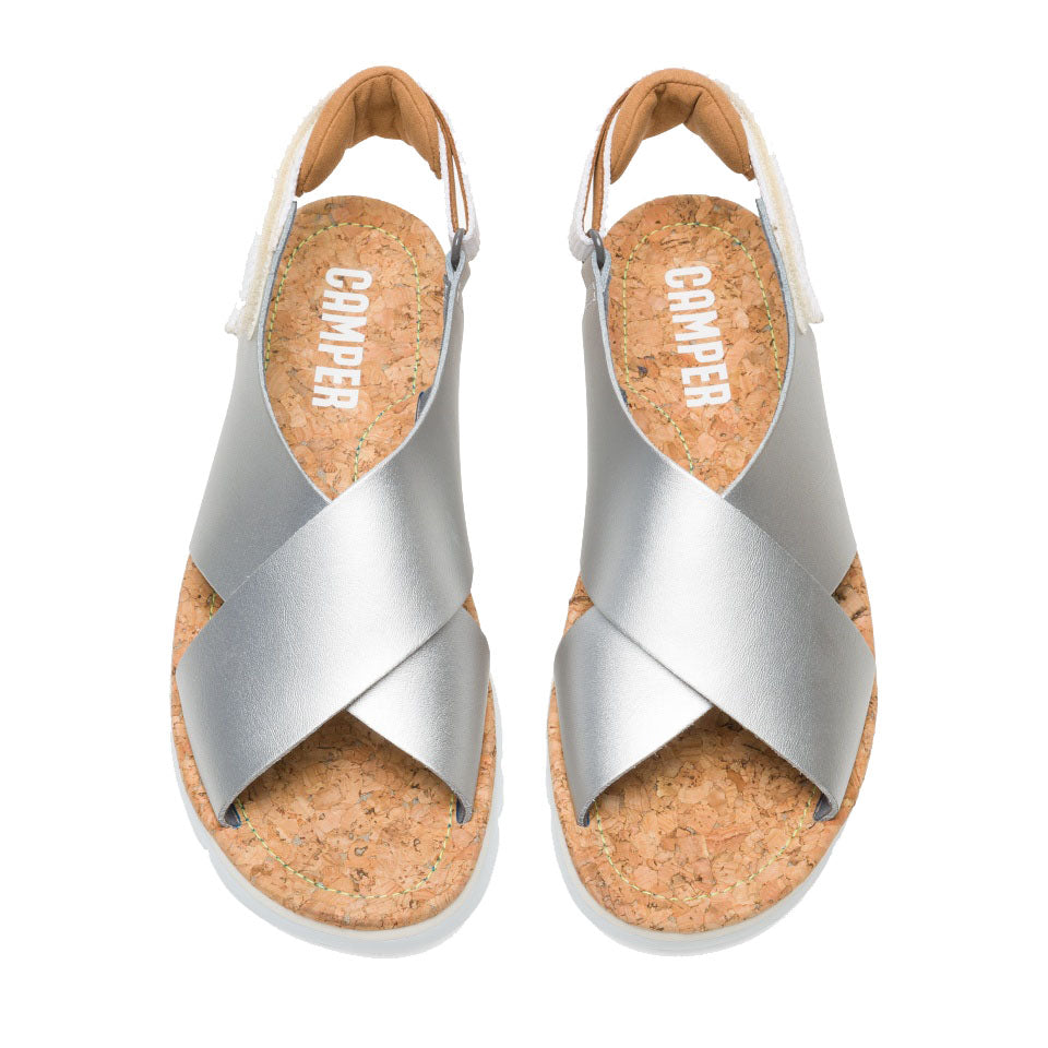 סנדלי נשים קמפר Camper Oruga Silver