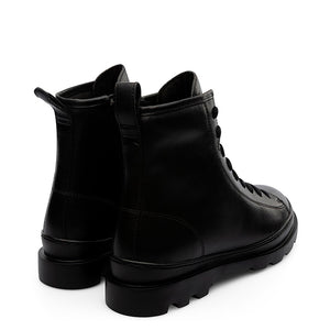נעלי נשים קמפר Camper Brutus Black medium lace boot for women