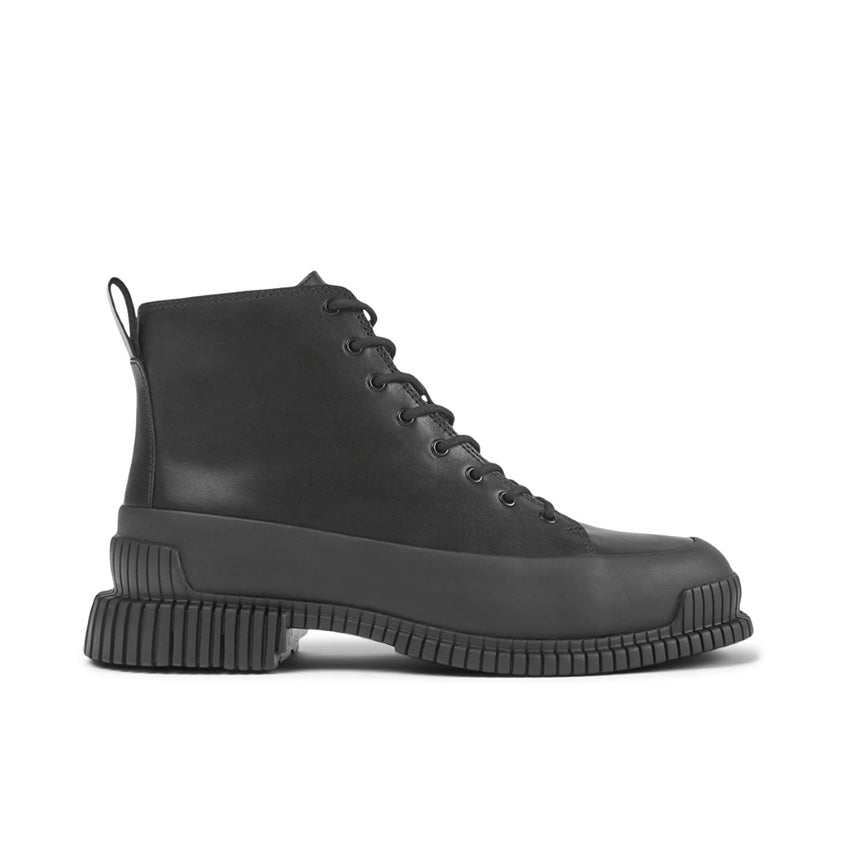 Camper Pix black leather lace-up boots for women נעלי קמפר נשים