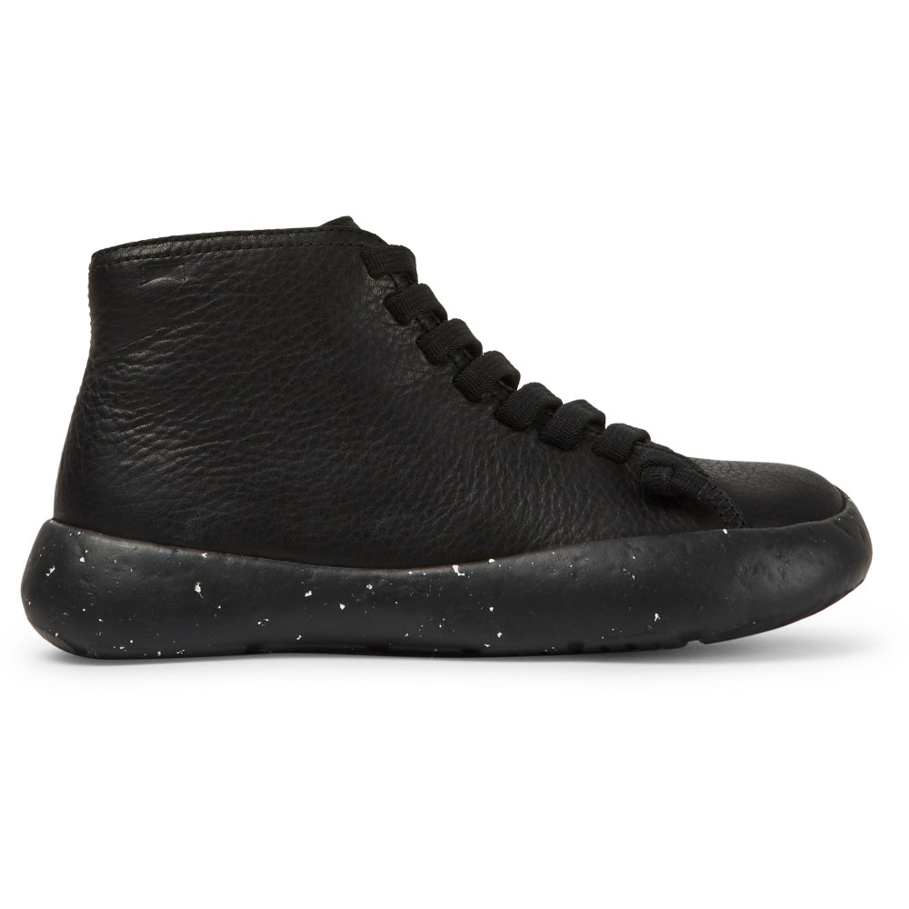 Camper Peu Stadium Black leather ankle boots for women נעלי נשים קמפר