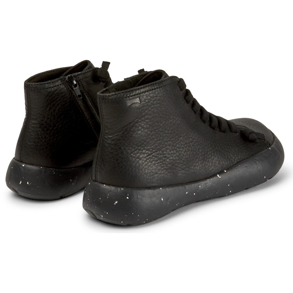 Camper Peu Stadium Black leather ankle boots for women נעלי נשים קמפר