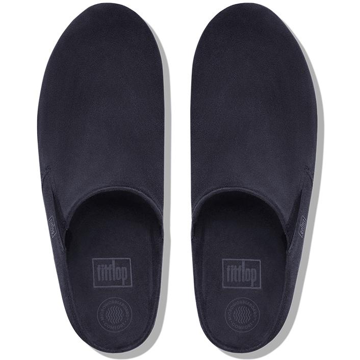 פיט פלוט לוף קלוגס נייבי Fit-Flop Loaff Suede Clogs Supernavy - Original's (4395494342730)
