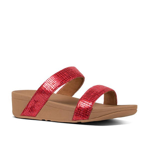 פיט פלופ לוטי אדום Fit-Flop Lottie Chain Print Adrenaline Red