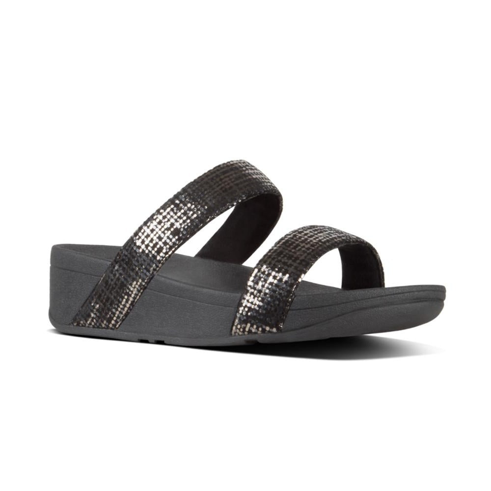 פיט פלופ לוטי שחור Fit-Flop Lottie Chain Print Black (4538702168138)