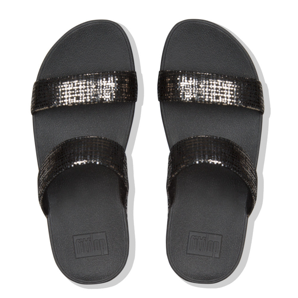 פיט פלופ לוטי שחור Fit-Flop Lottie Chain Print Black (4538702168138)