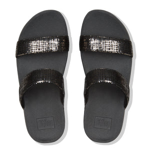 פיט פלופ לוטי שחור Fit-Flop Lottie Chain Print Black (4538702168138)