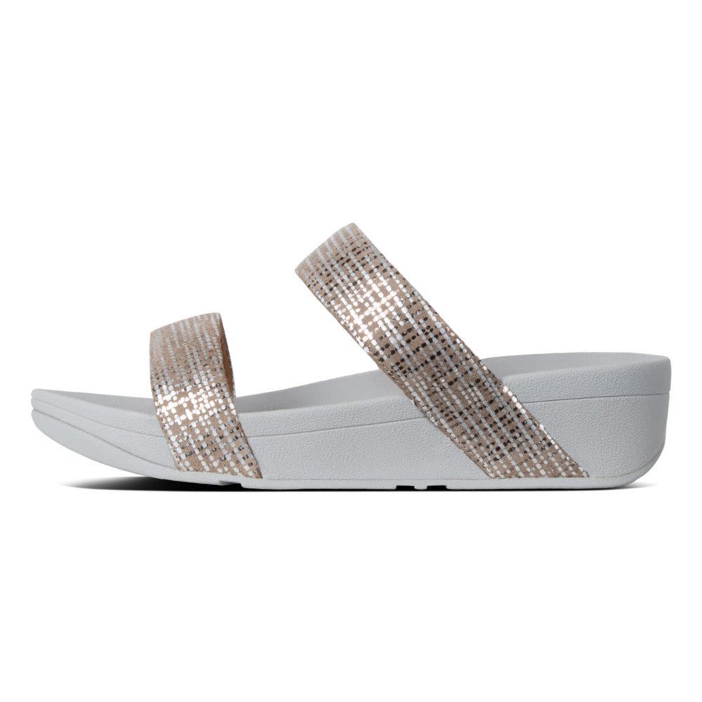 פיט פלופ לוטי סילבר Fit-Flop Lottie Chain Print Silver (4538704429130)