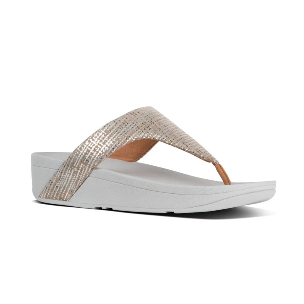 פיט פלופ לוטי אצבע סילבר Fit-Flop Lottie Chain Print Silver (4538699513930)