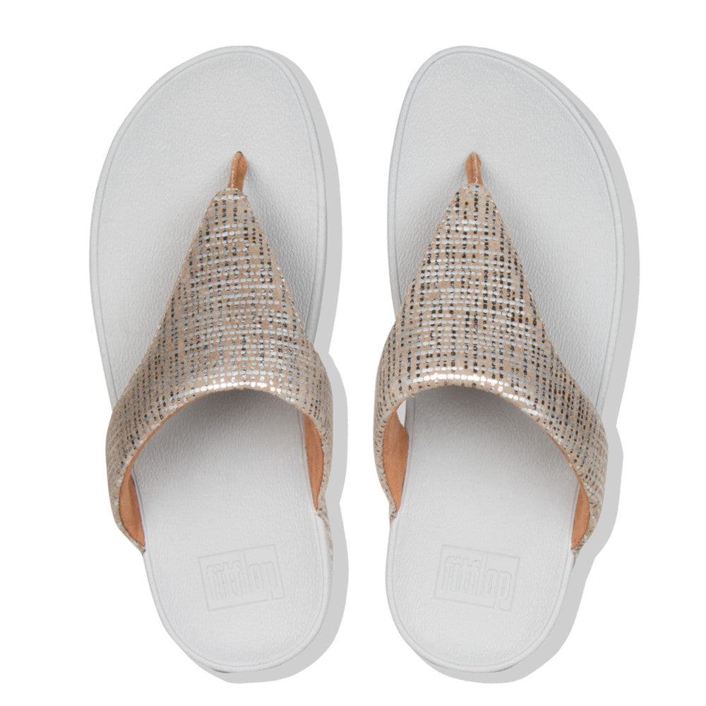 פיט פלופ לוטי אצבע סילבר Fit-Flop Lottie Chain Print Silver (4538699513930)